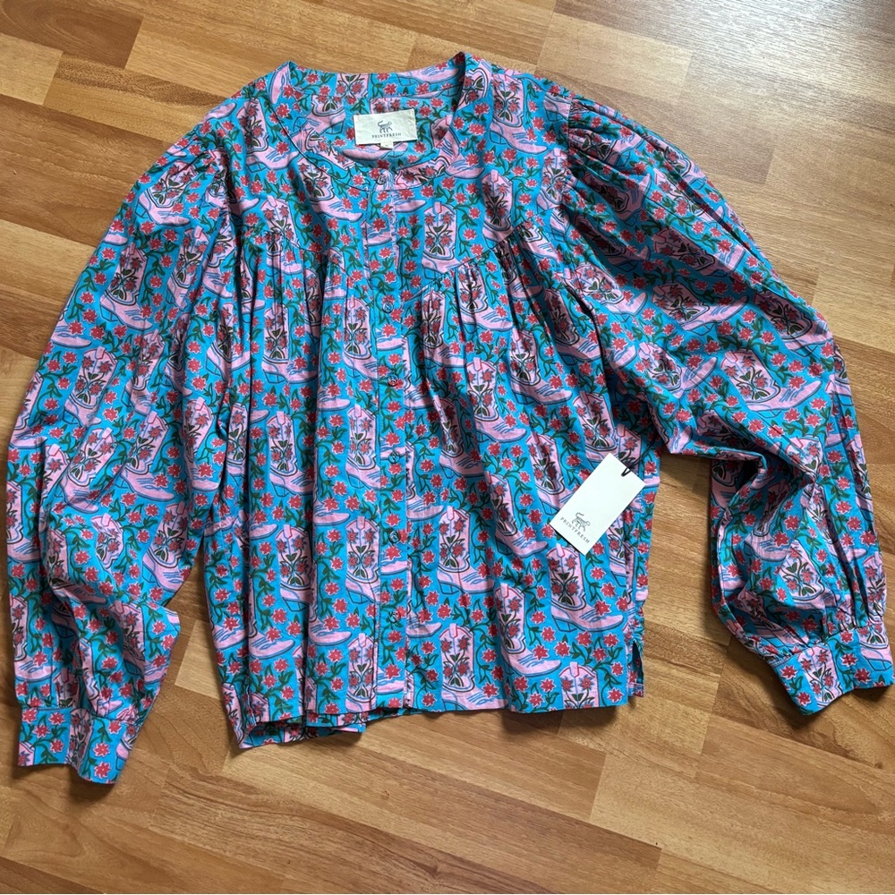 NWT Printfresh Western Patterned Shirt
